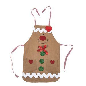 Oriental Trading Christmas Child Size Gingerbread Apron Craft Kit Holiday Gift